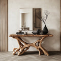 Rustic Console Table Handcrafted